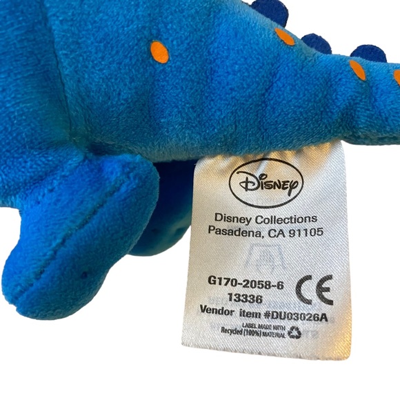 Disney Store Plush Dragon Doc McStuffins Stuffy Blue 9" - Picture 3 of 5